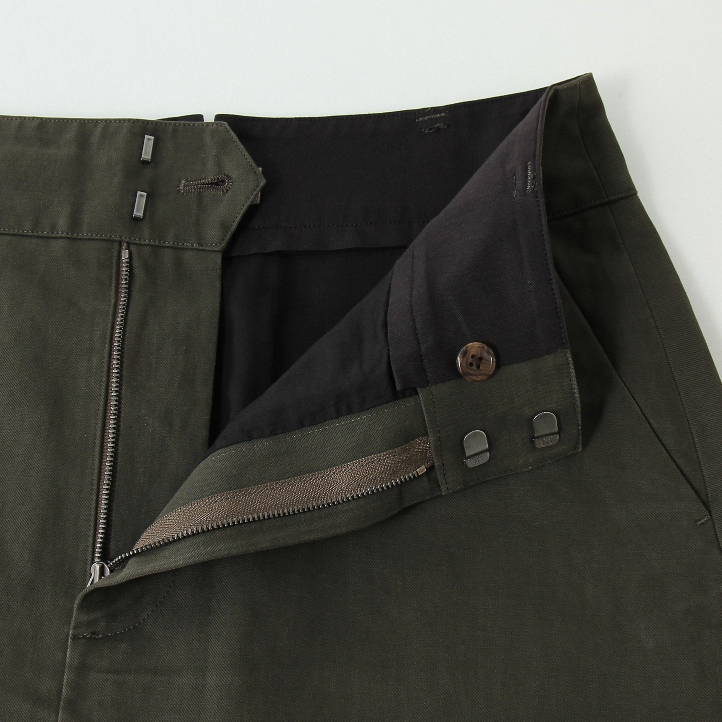 BRUSHED COTTON LINEN SKIRT