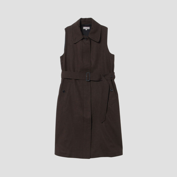 DRY WOOL TWILL DRESS