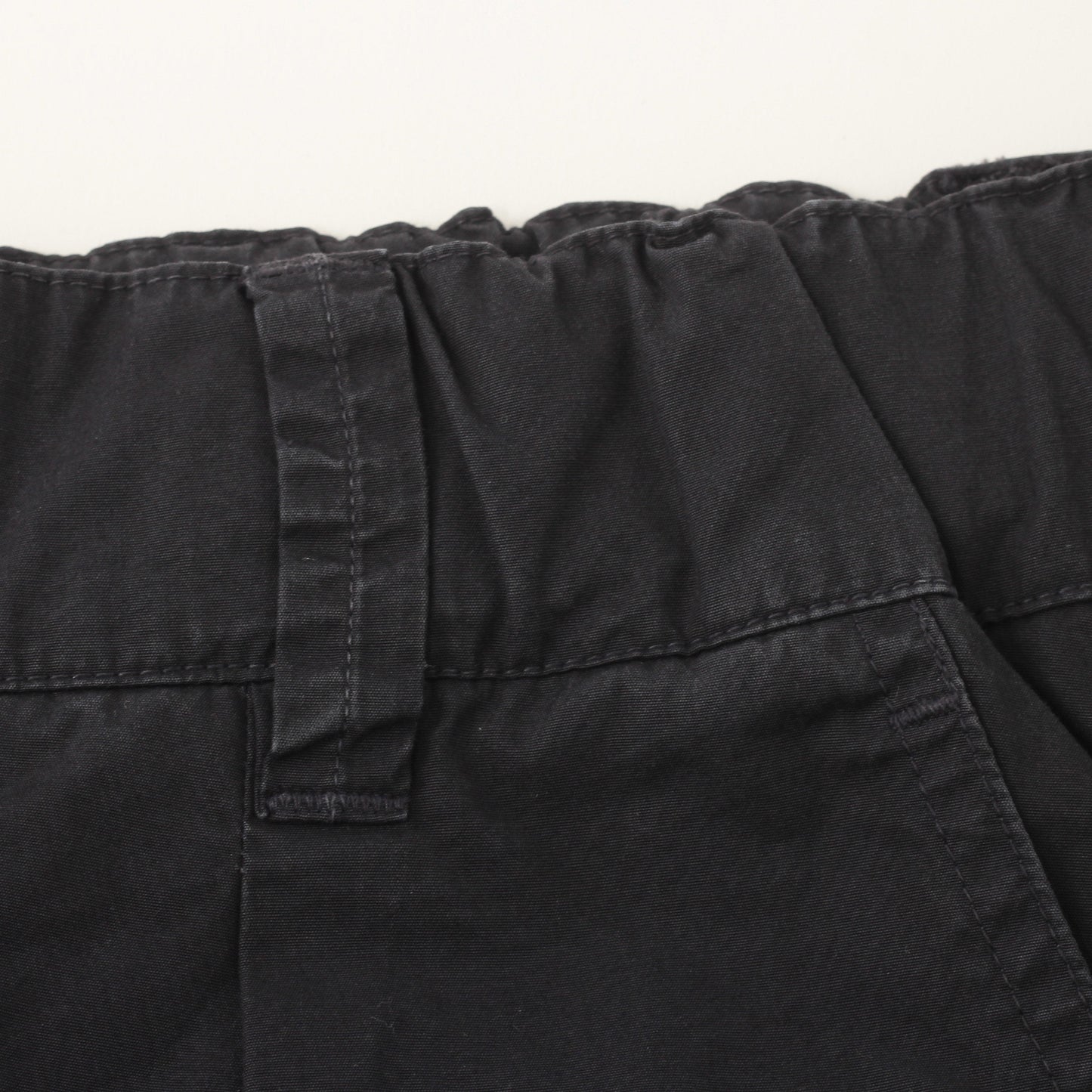 FINE COMPACT COTTON POPLIN TROUSERS