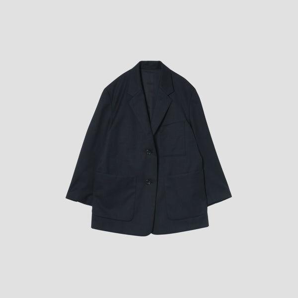 WHIPCORD WOOL COTTON JACKET