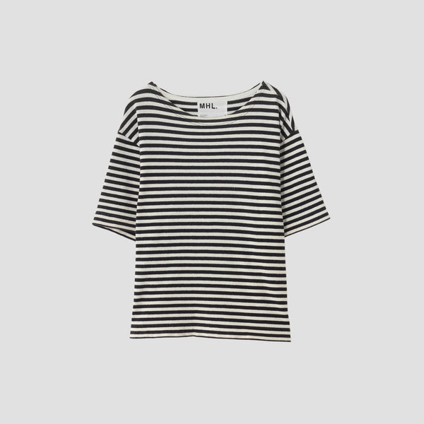 HIGH TWISTED STRIPE JERSEY