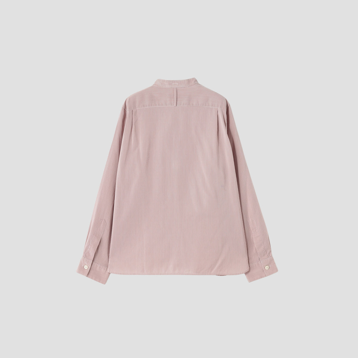 SILK COTTON NARROW STRIPE SHIRT