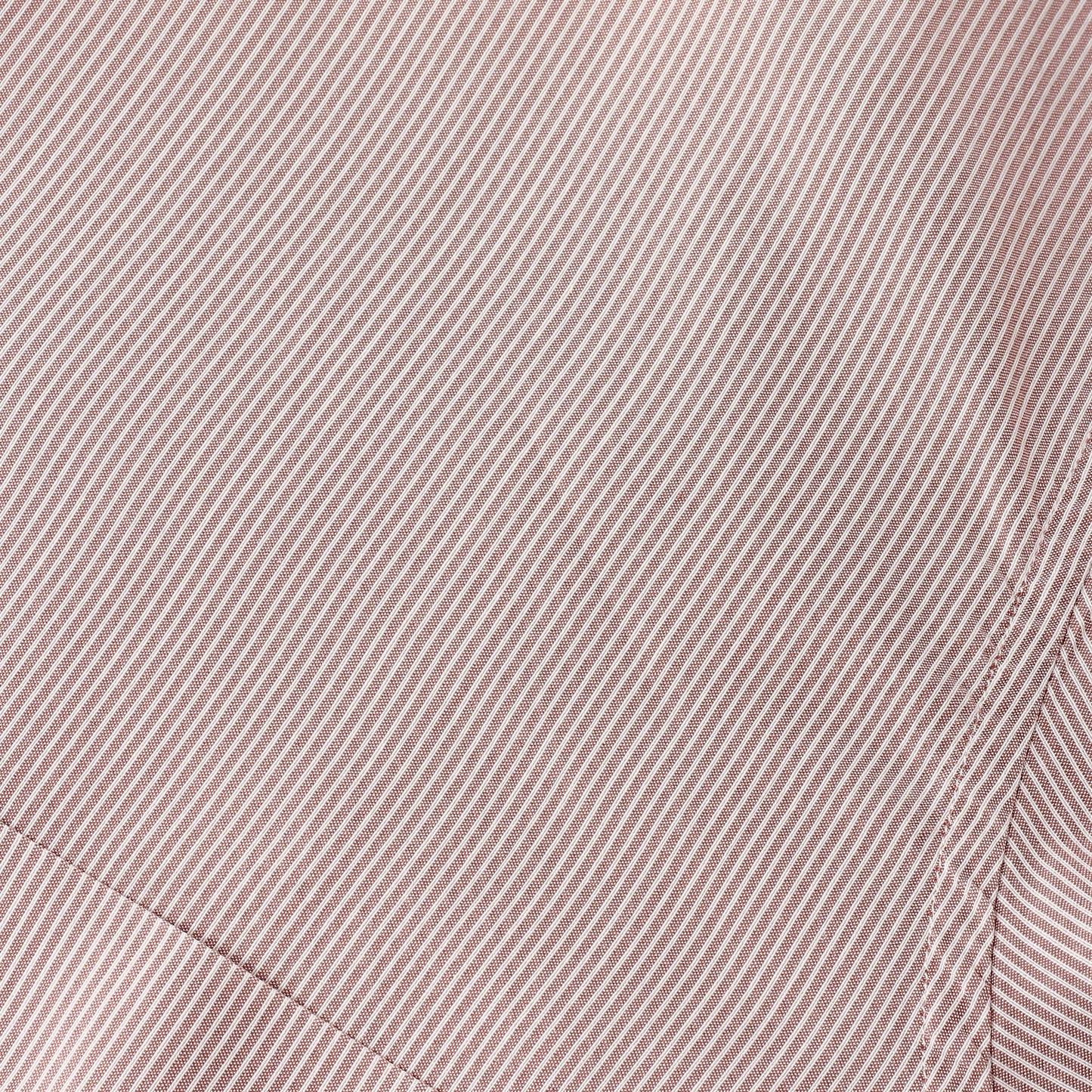 SILK COTTON NARROW STRIPE SHIRT