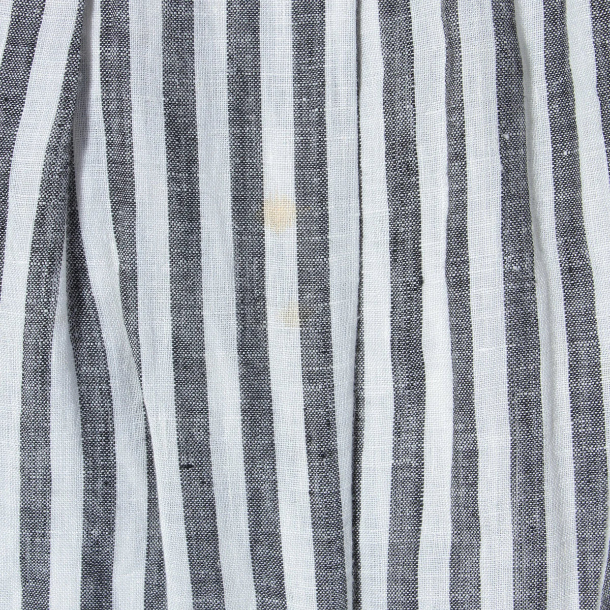 BLACK & WHITE SHIRTING LINEN SKIRT