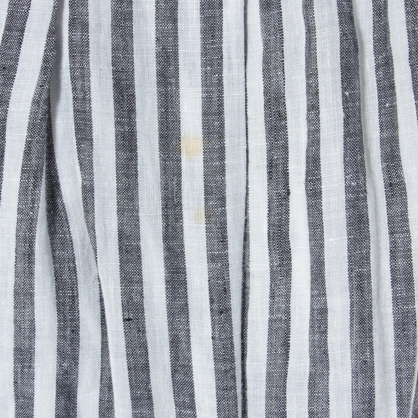 BLACK & WHITE SHIRTING LINEN SKIRT