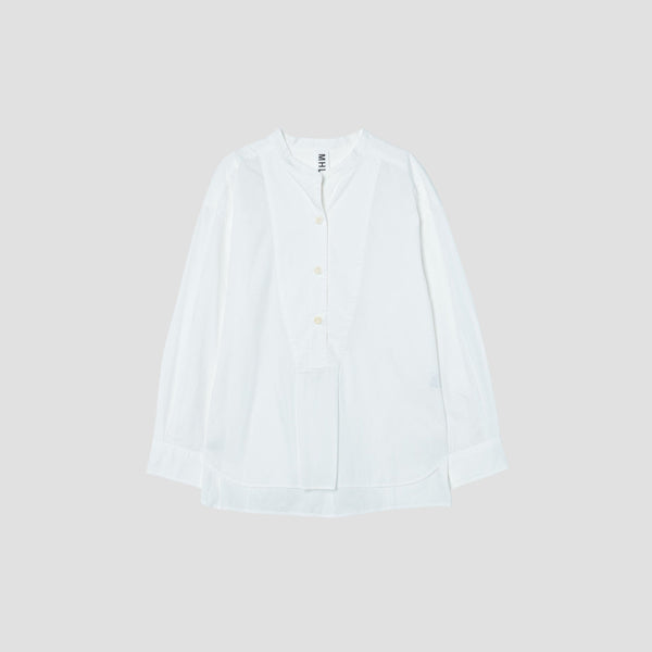 GARMENT DYE COTTON POPLIN SHIRT