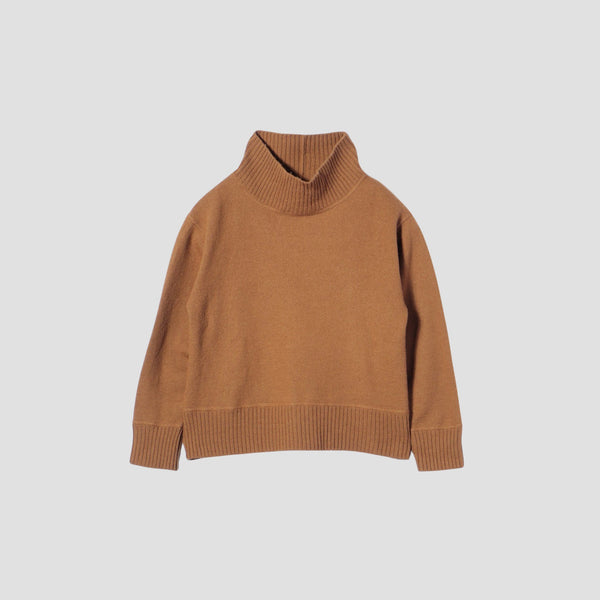 FELTED ROUGH WOOL KNIT