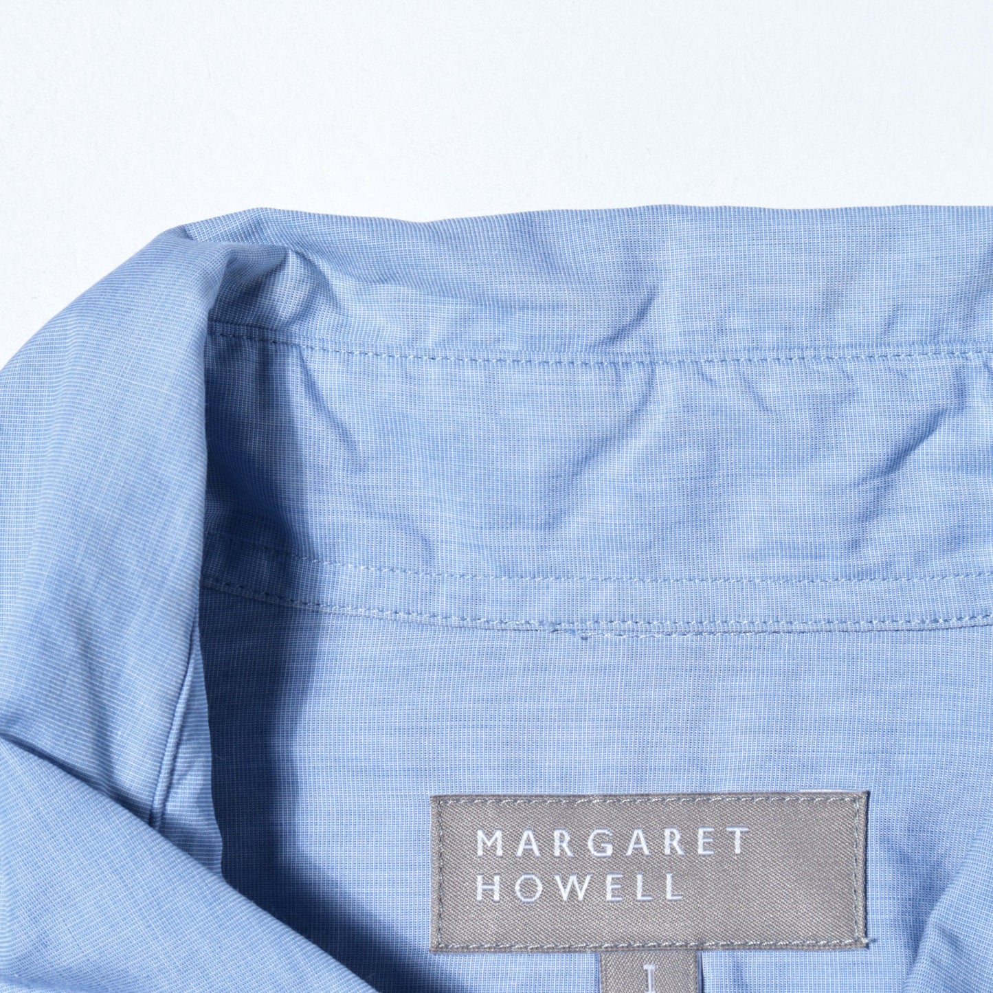 LIGHT END ON END COTTON SHIRT