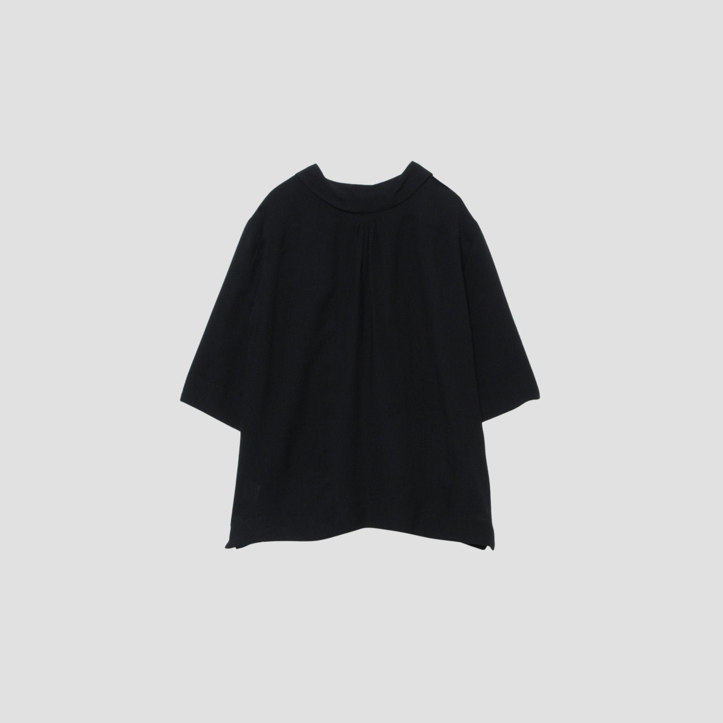 SILK WOOL CREPE SHIRT
