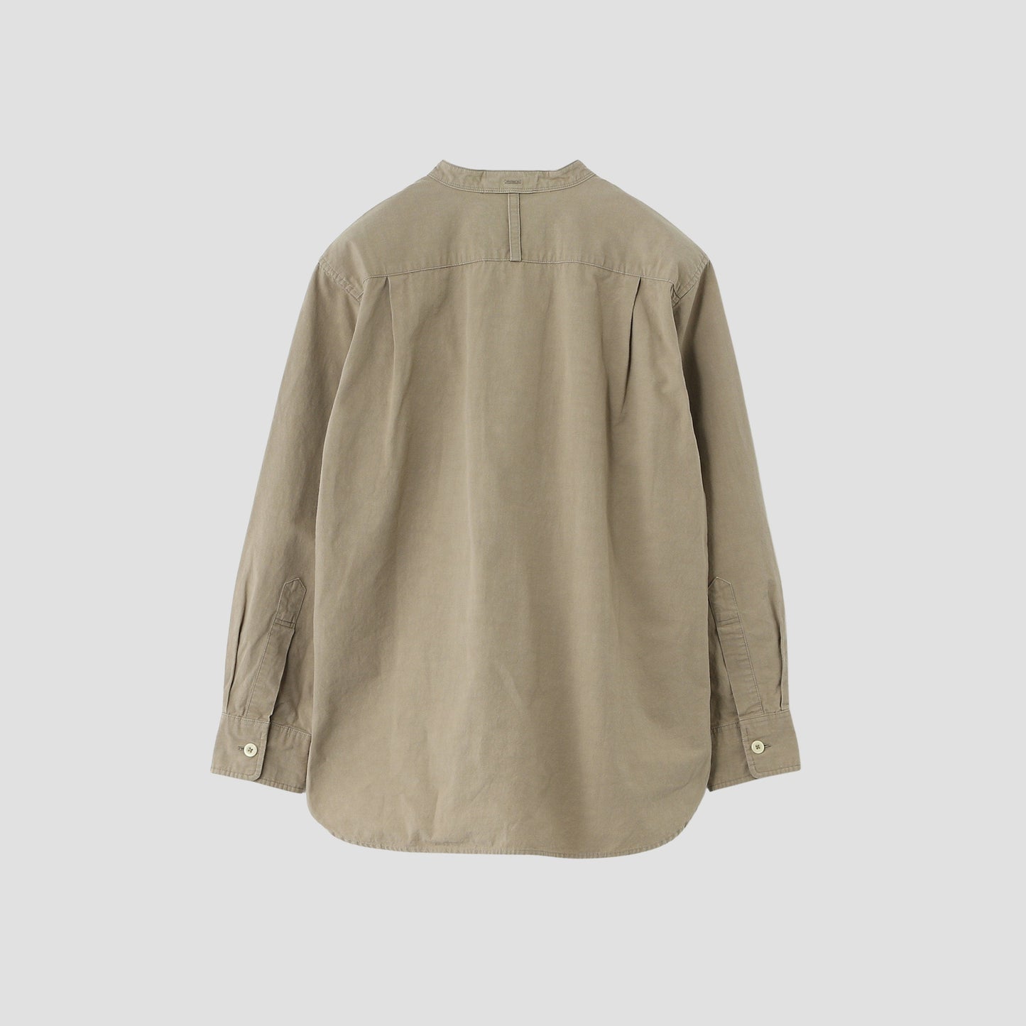 COTTON LINEN PLAIN WEAVE SHIRT