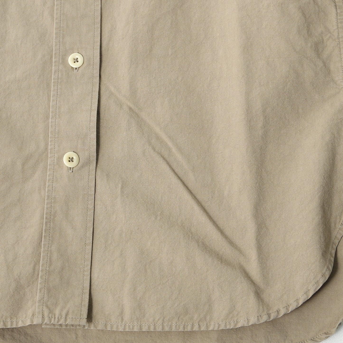 COTTON LINEN PLAIN WEAVE SHIRT
