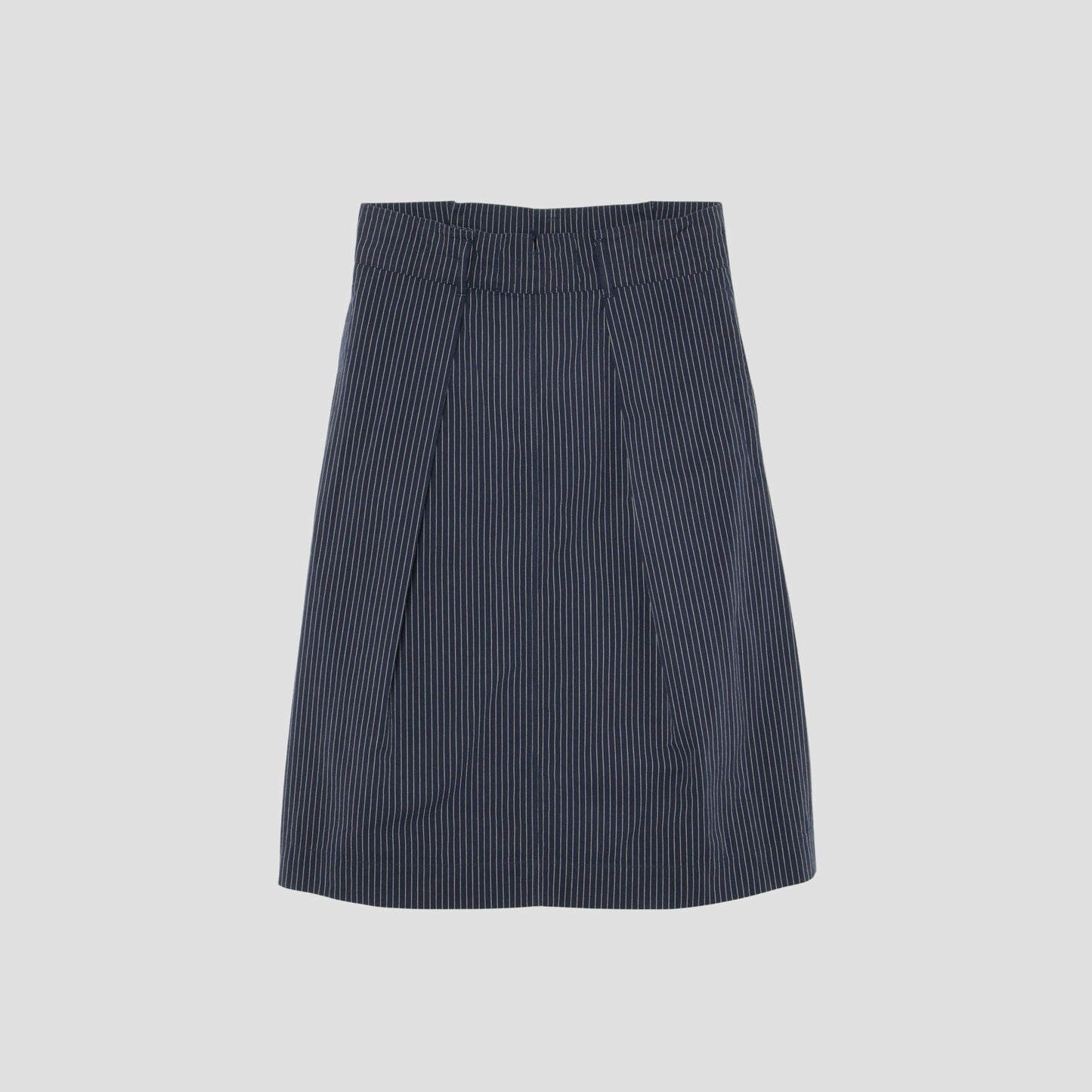 COTTON LINEN STRIPE SKIRT
