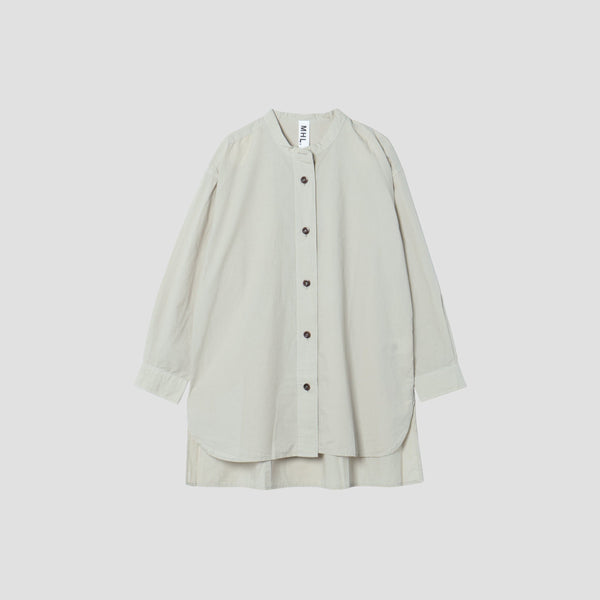 COTTON RAMIE POPLIN SHIRT