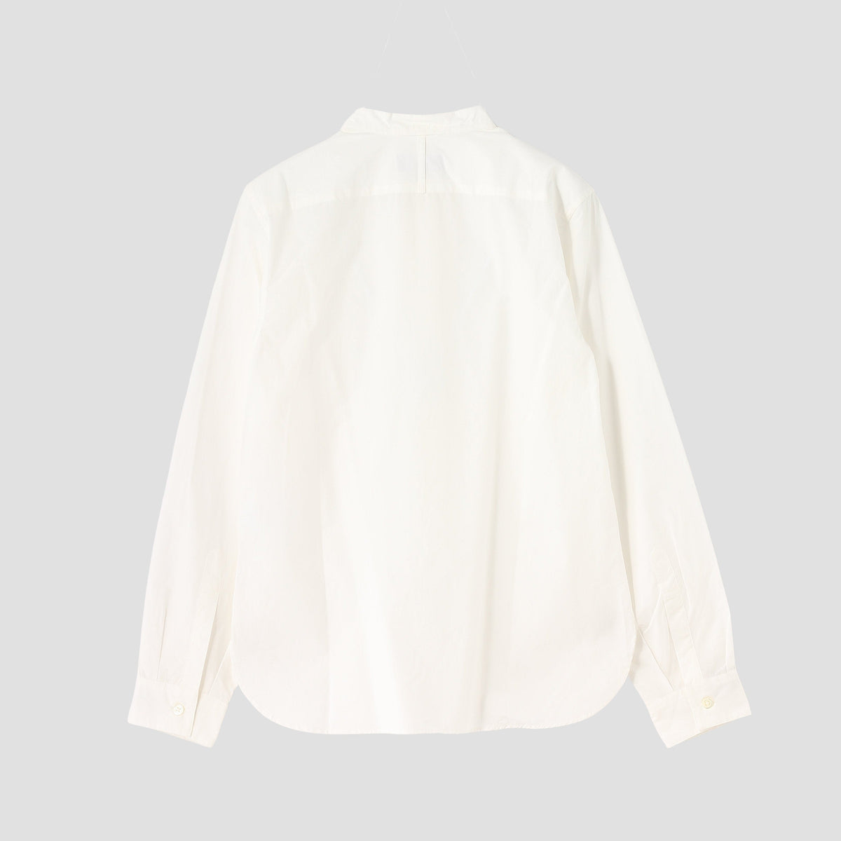 WHITE COTTON POPLIN SHIRT