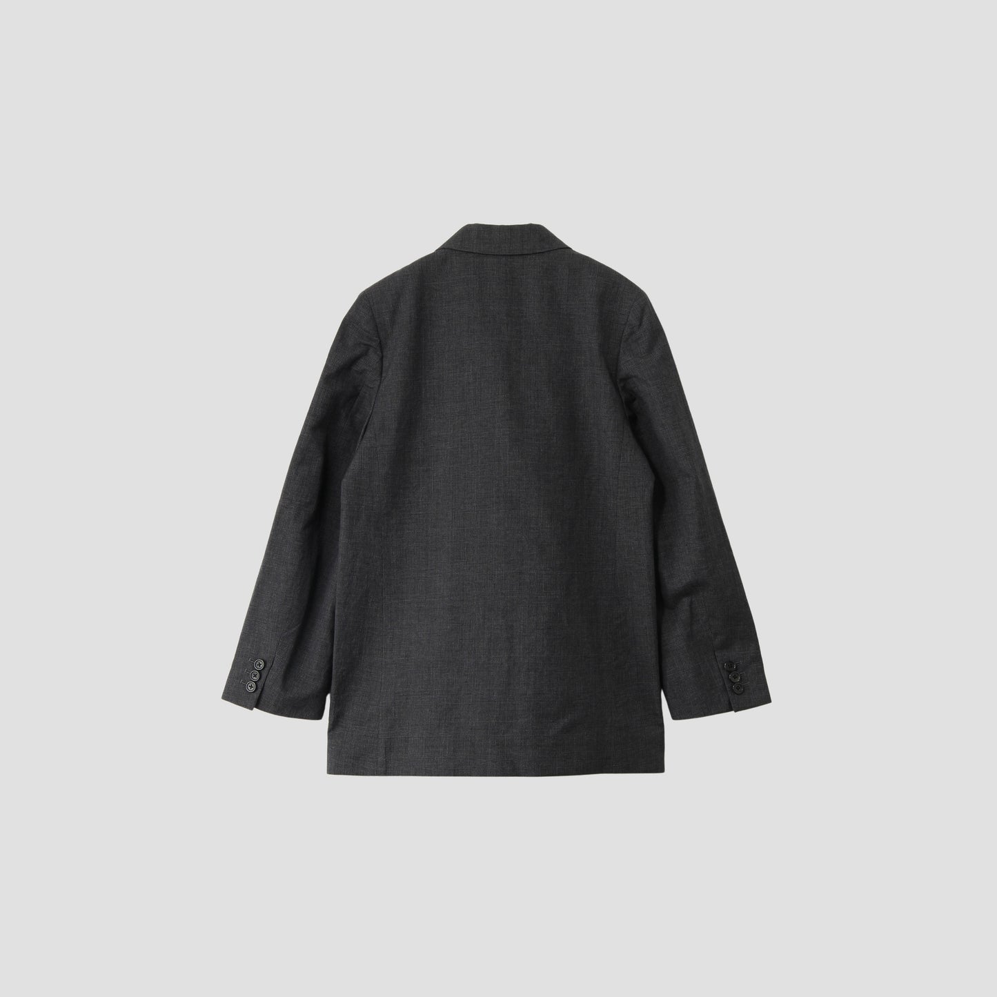 PRINCE OF WALES CHECK WOOL LINEN JACKET