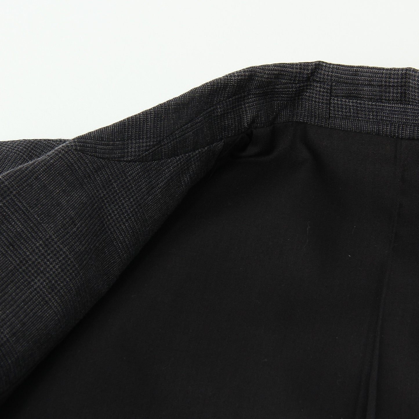 PRINCE OF WALES CHECK WOOL LINEN JACKET