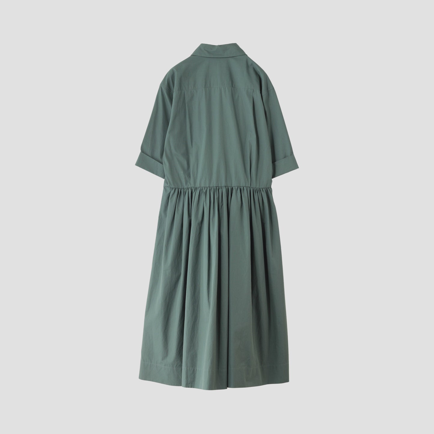 PLAIN WEAVE COTTON DRESS
