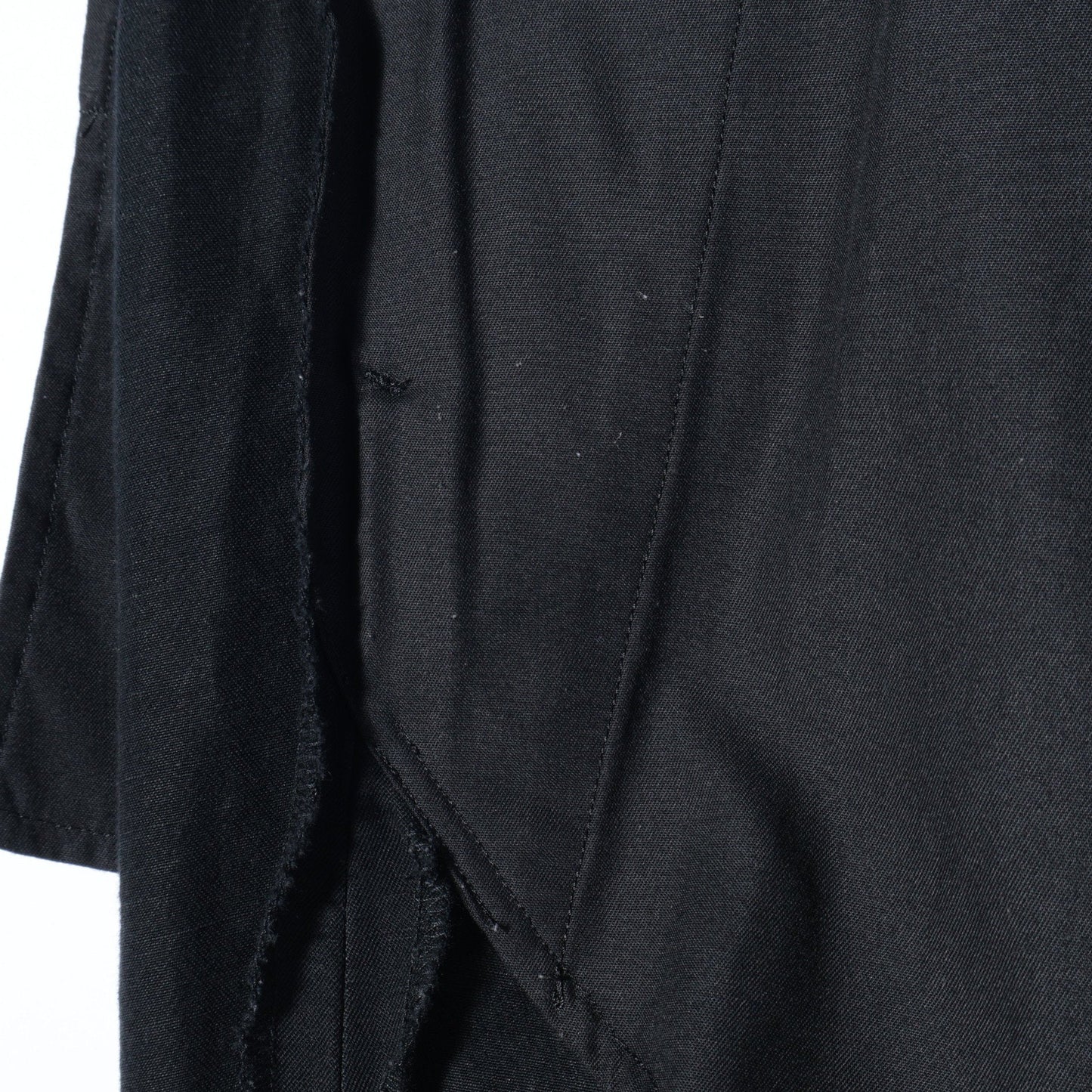 LINEN COTTON TWILL TROUSERS