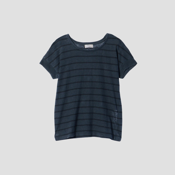 STRIPE LINEN JERSEY