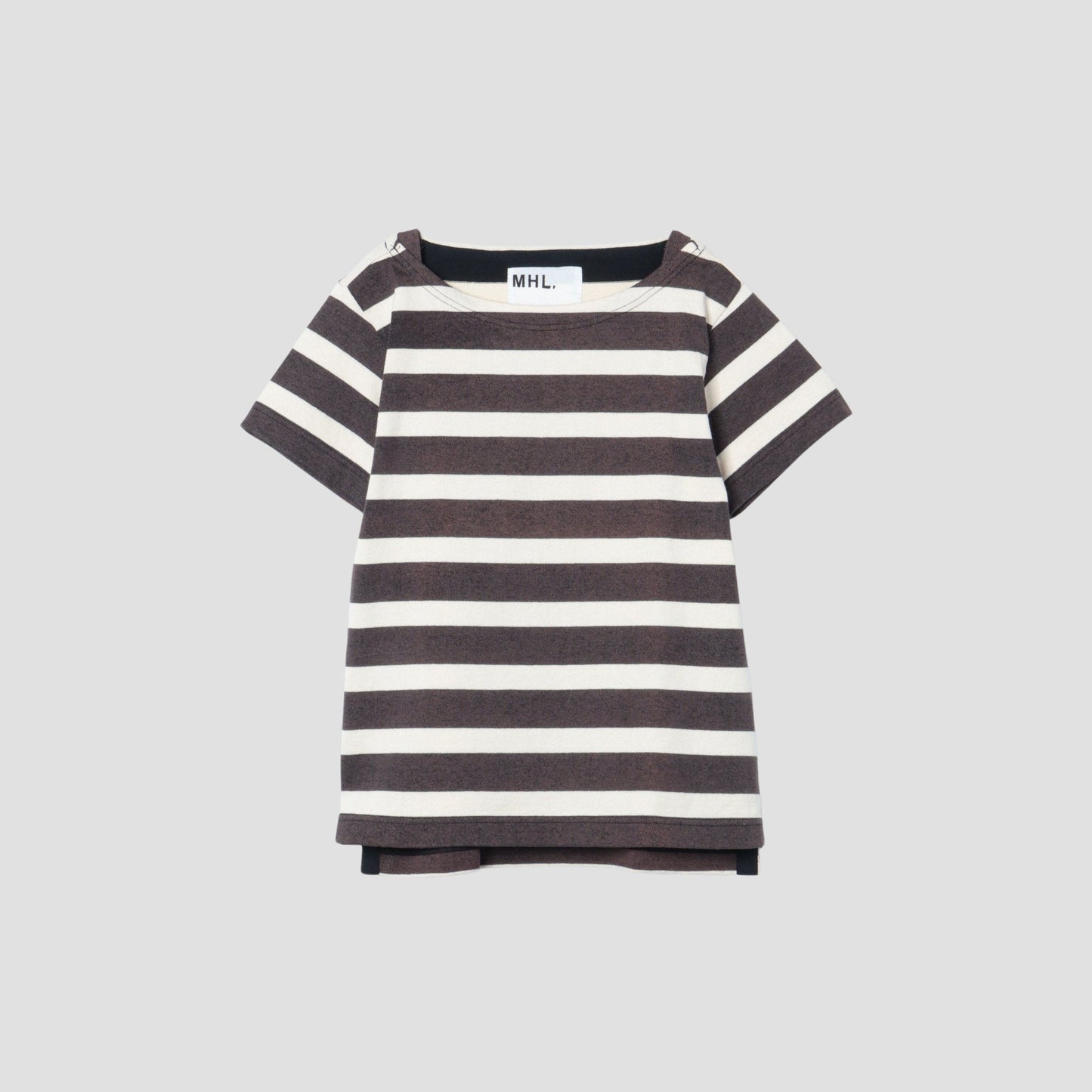 FADED STRIPE COTTON JERSEY