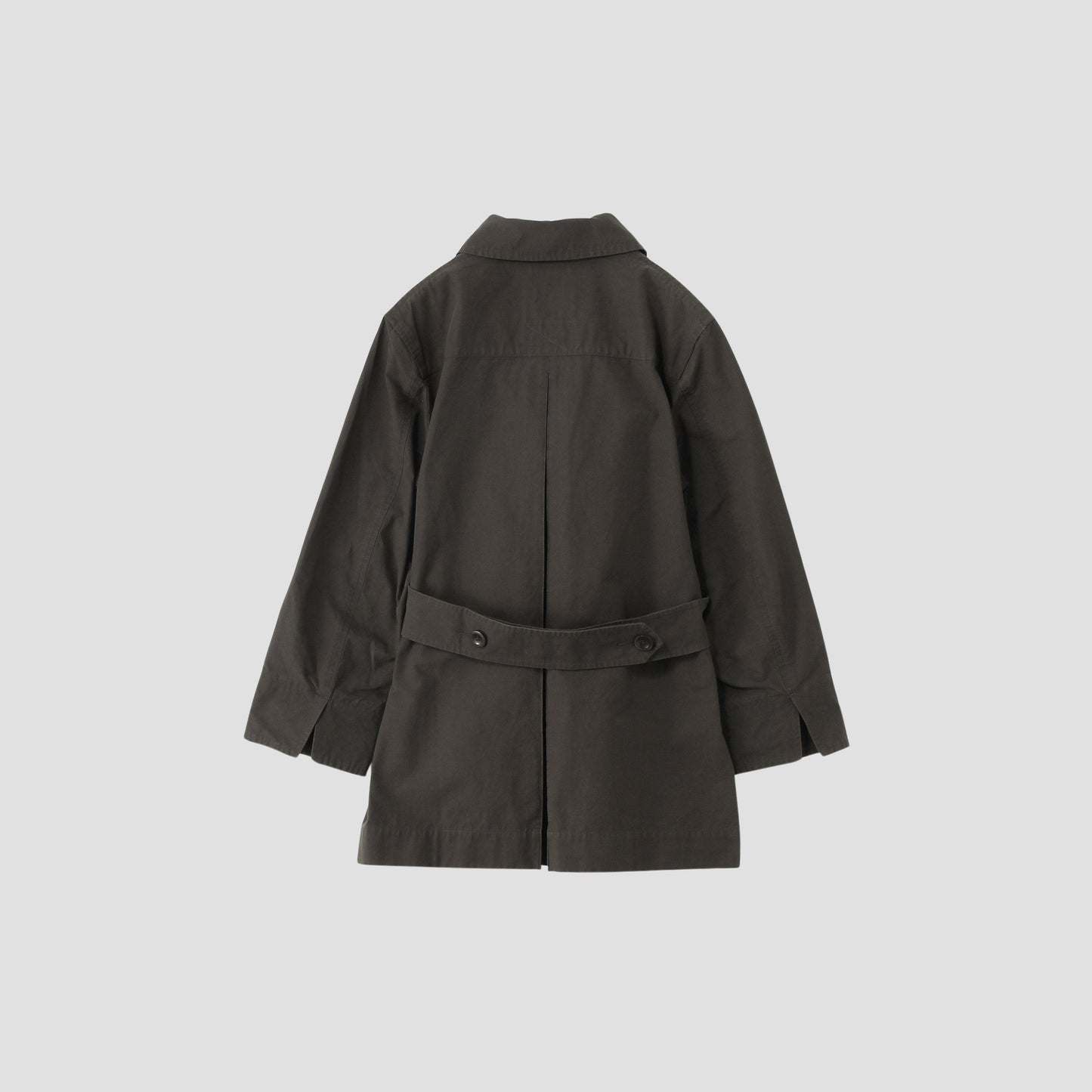 WASHED COTTON POPLIN COAT