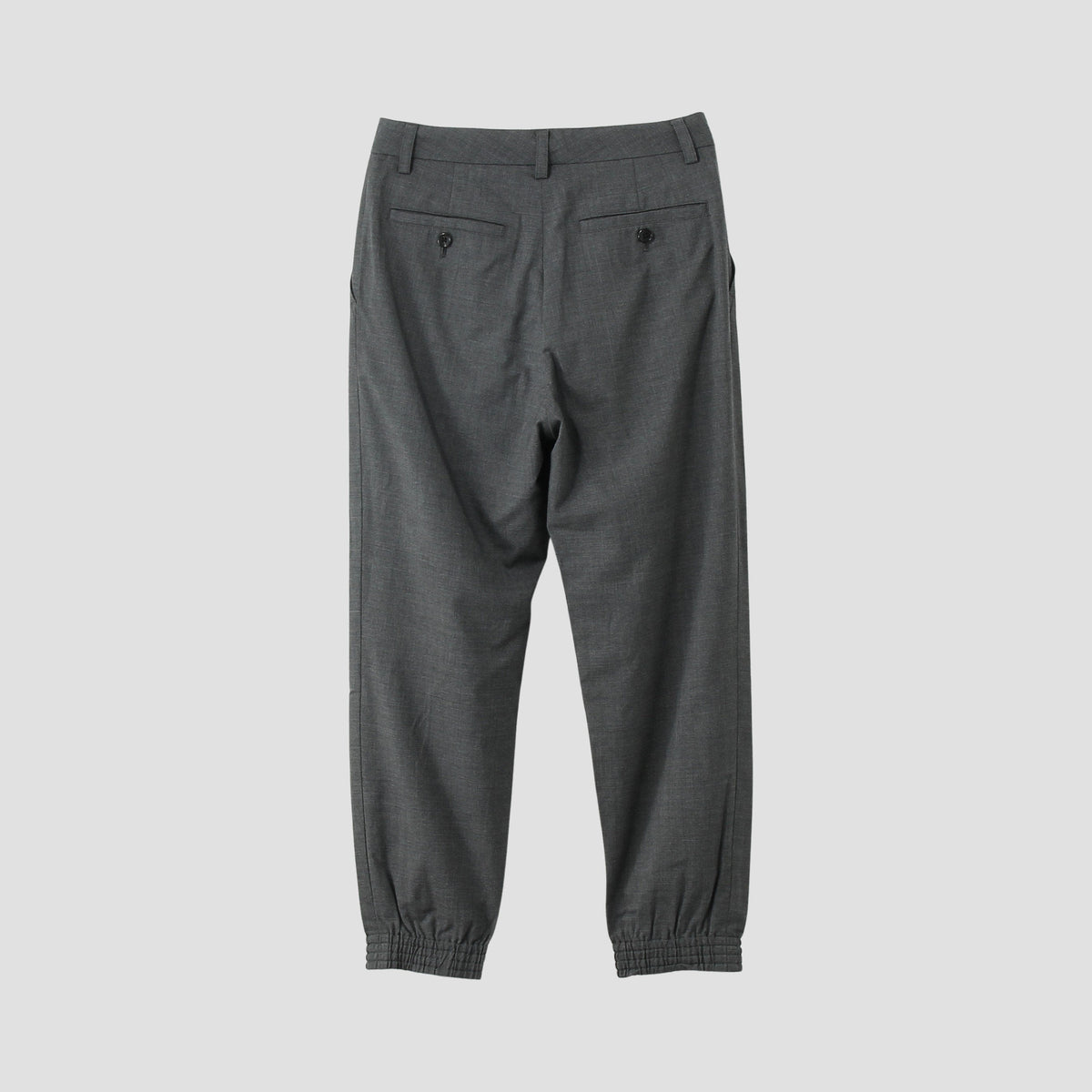 FINE WOOL POPLIN TROUSERS