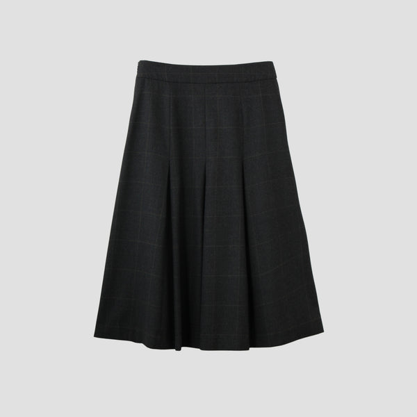 FINE WOOL FLANNEL SKIRT