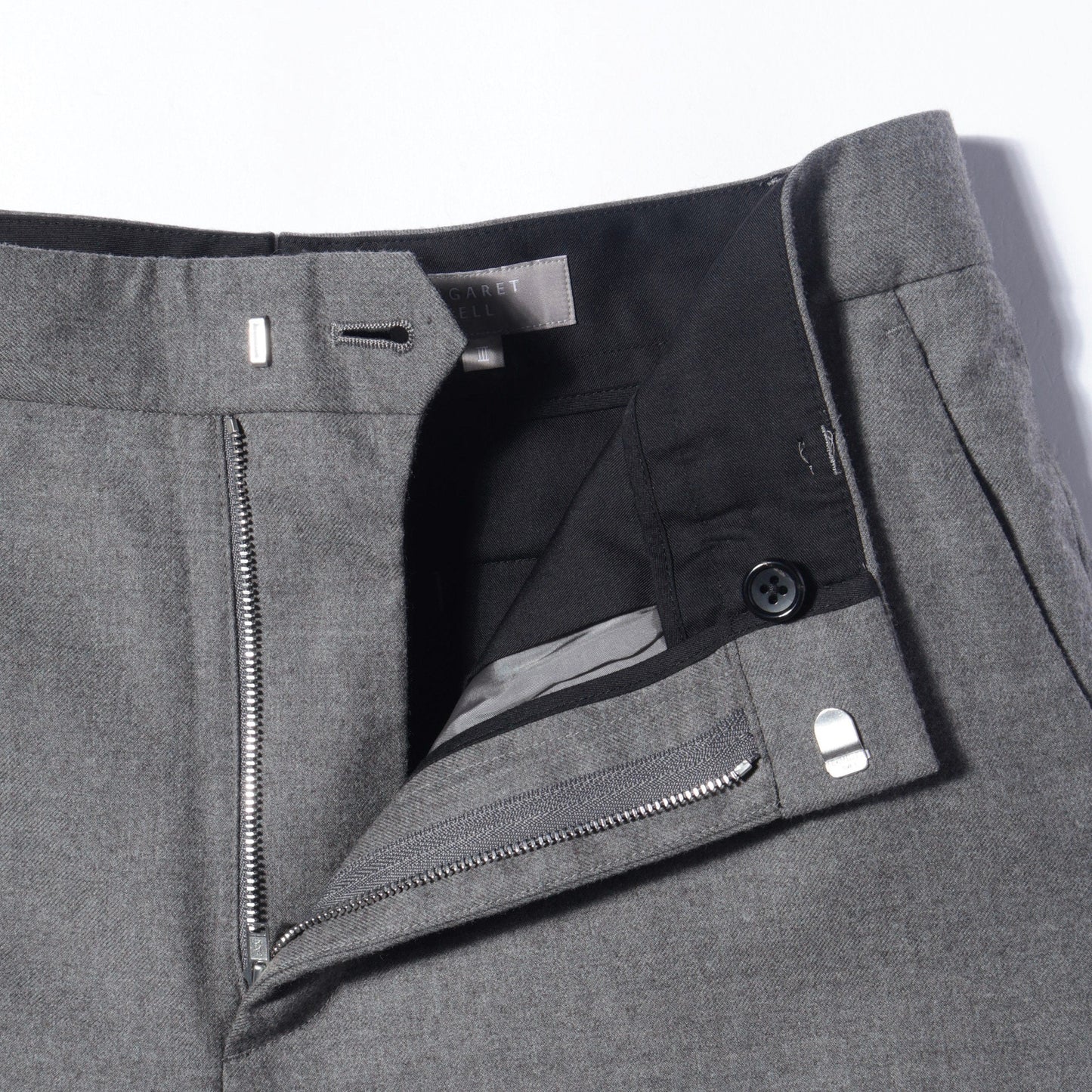 FINE WOOL FLANNEL TROUSERS