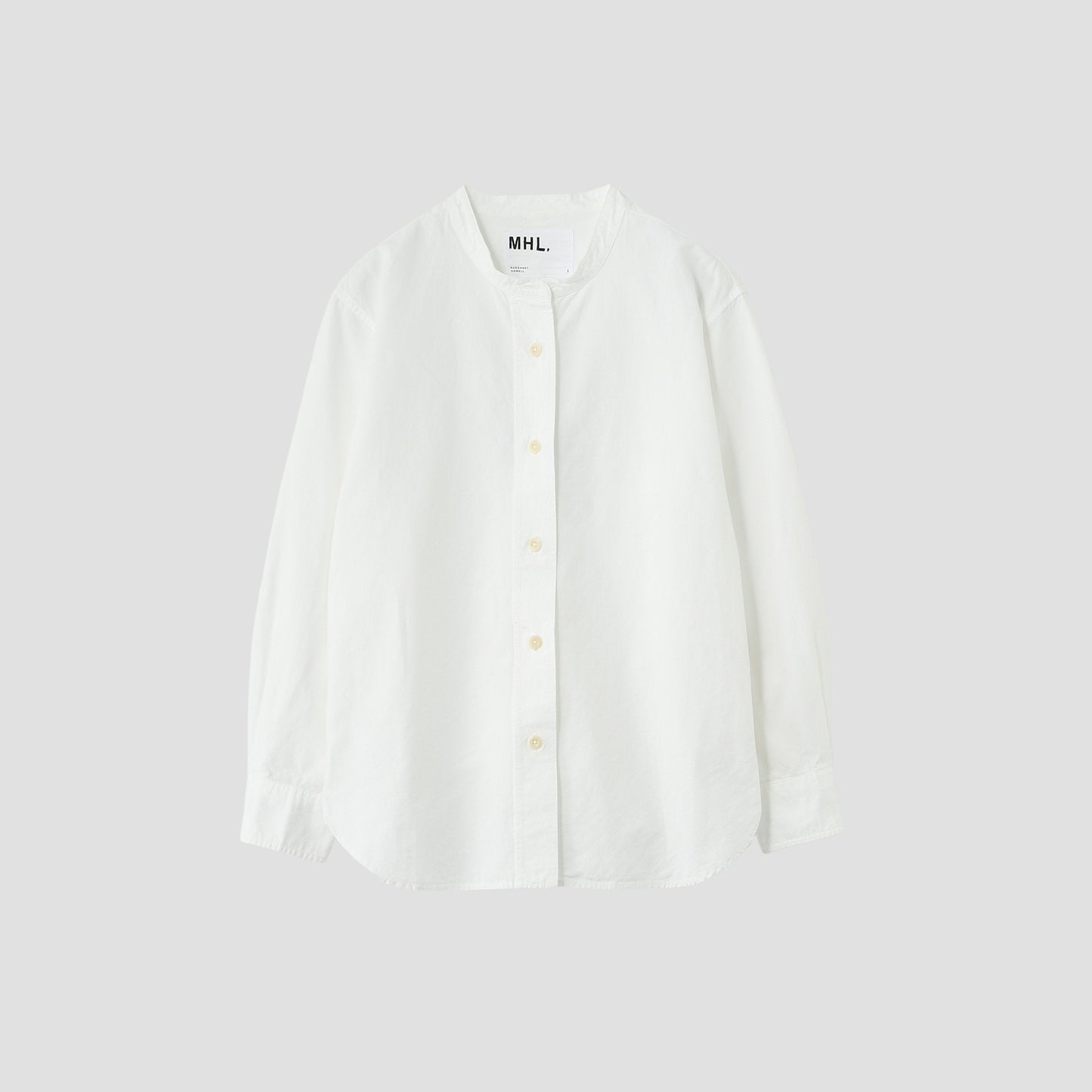 COTTON LINEN PLAIN WEAVE SHIRT
