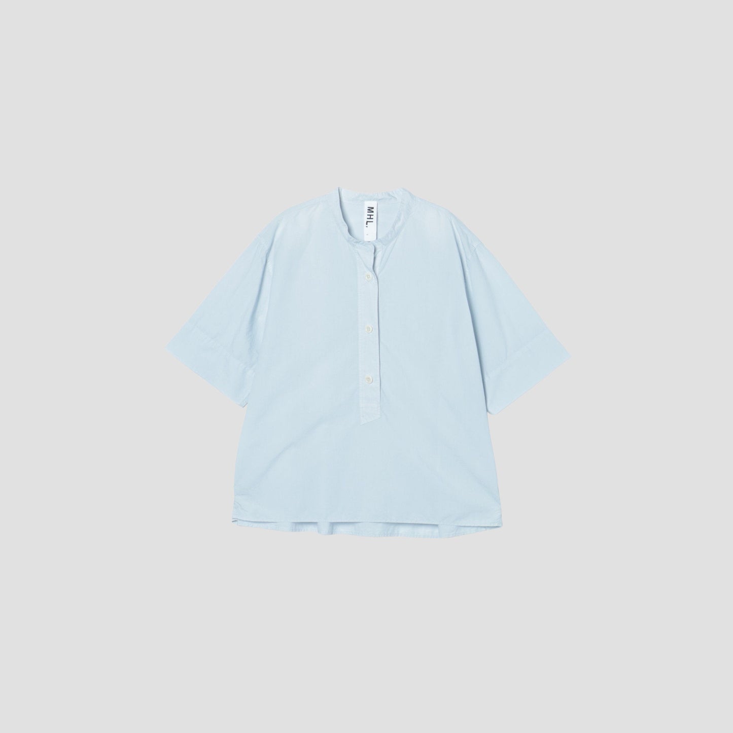 COTTON RAMIE POPLIN SHIRT
