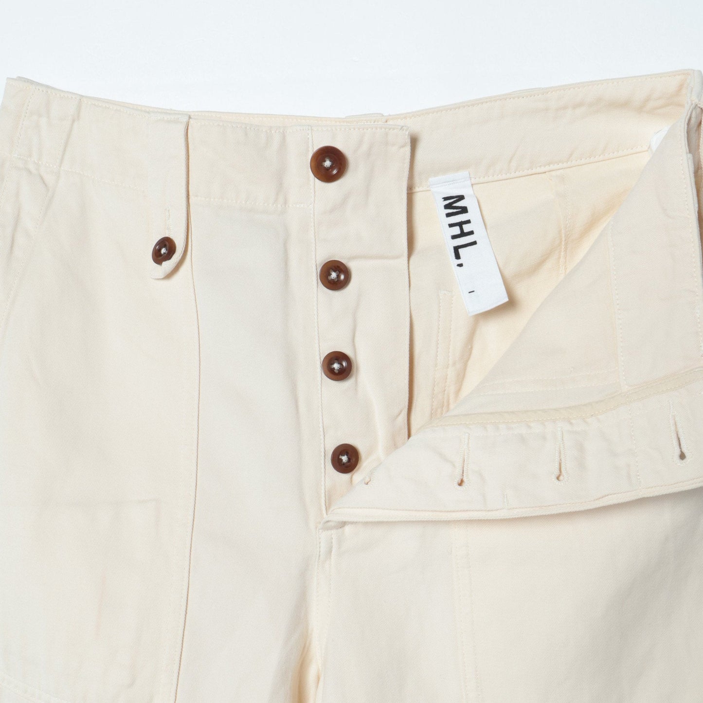 HIGHTWISTED COTTON LINEN TROUSERS