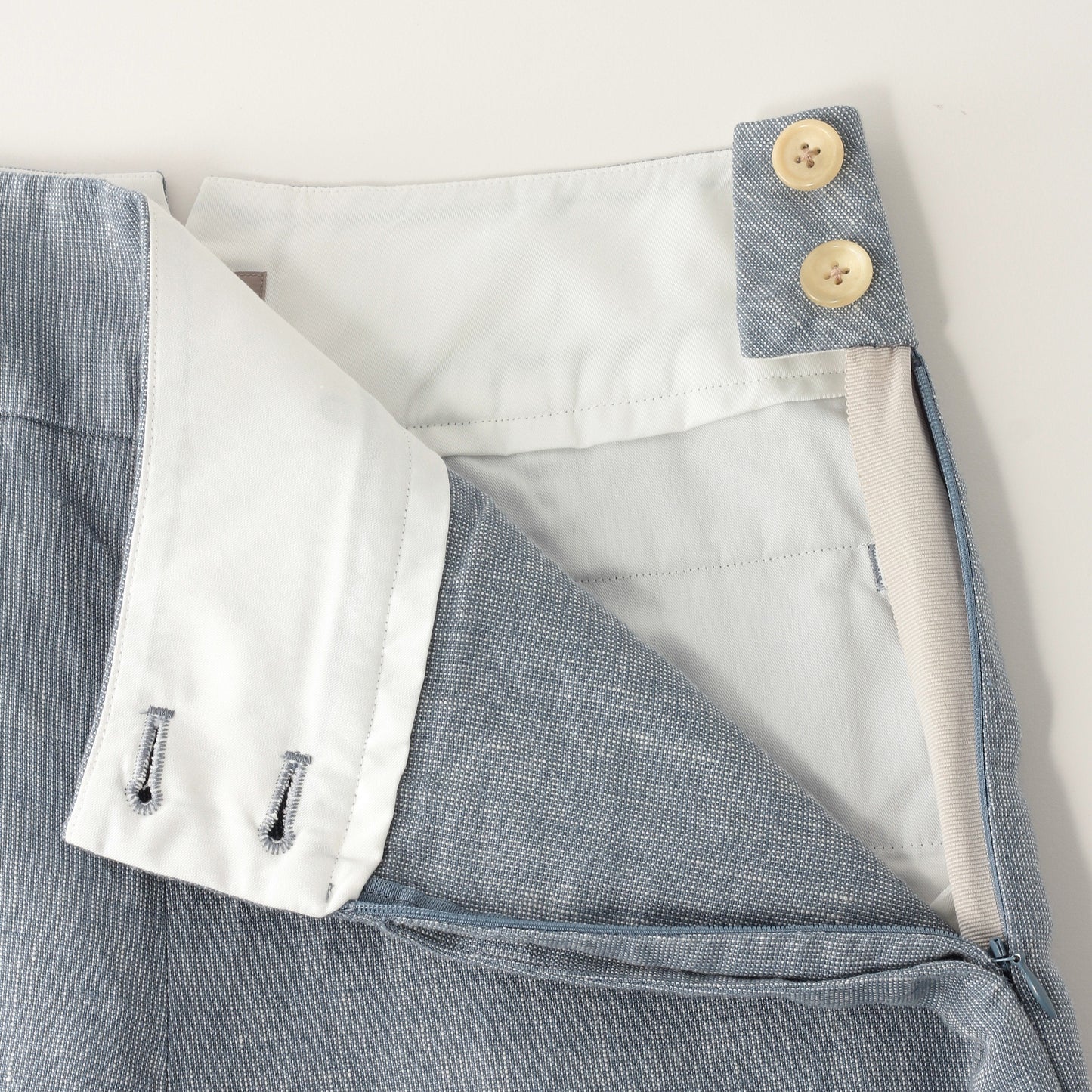 END ON END LINEN TROUSERS