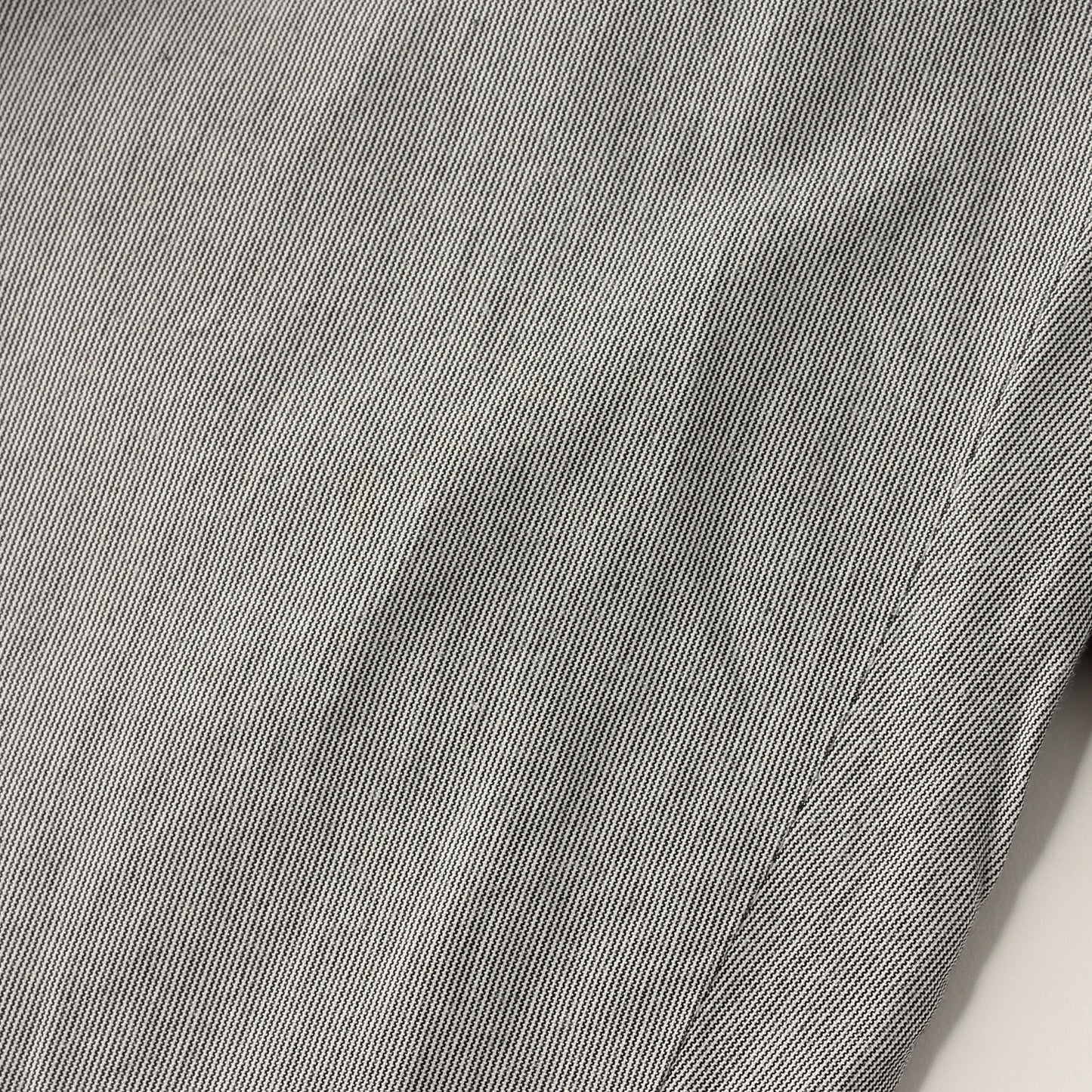 HAIRLINE STRIPE COTTON TROUSERS