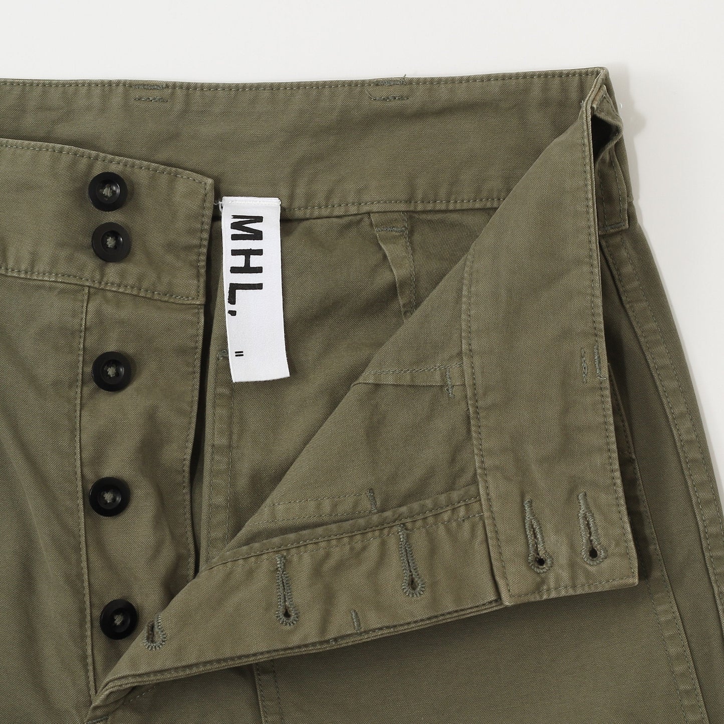 DRY COTTON CANVAS TROUSERS