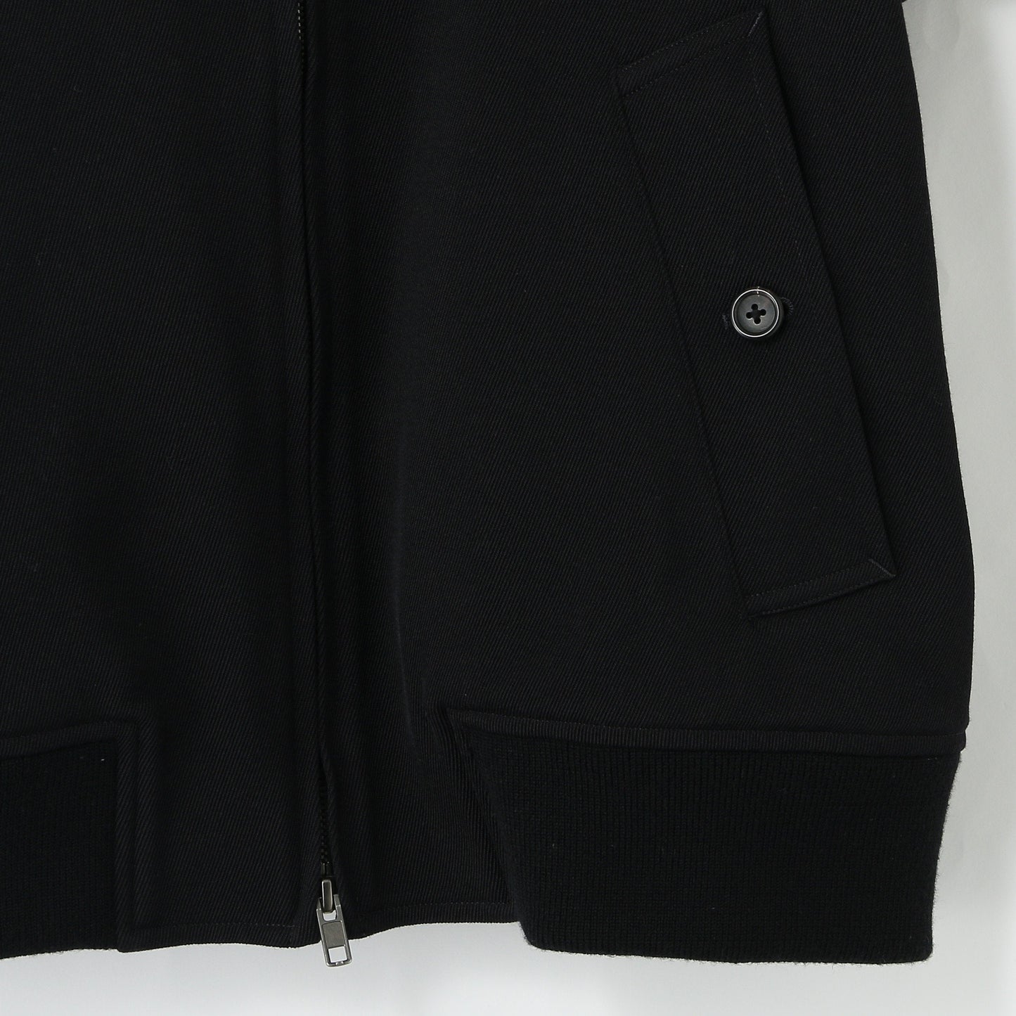 WOOL COTTON WHIPCORD BLOUSON