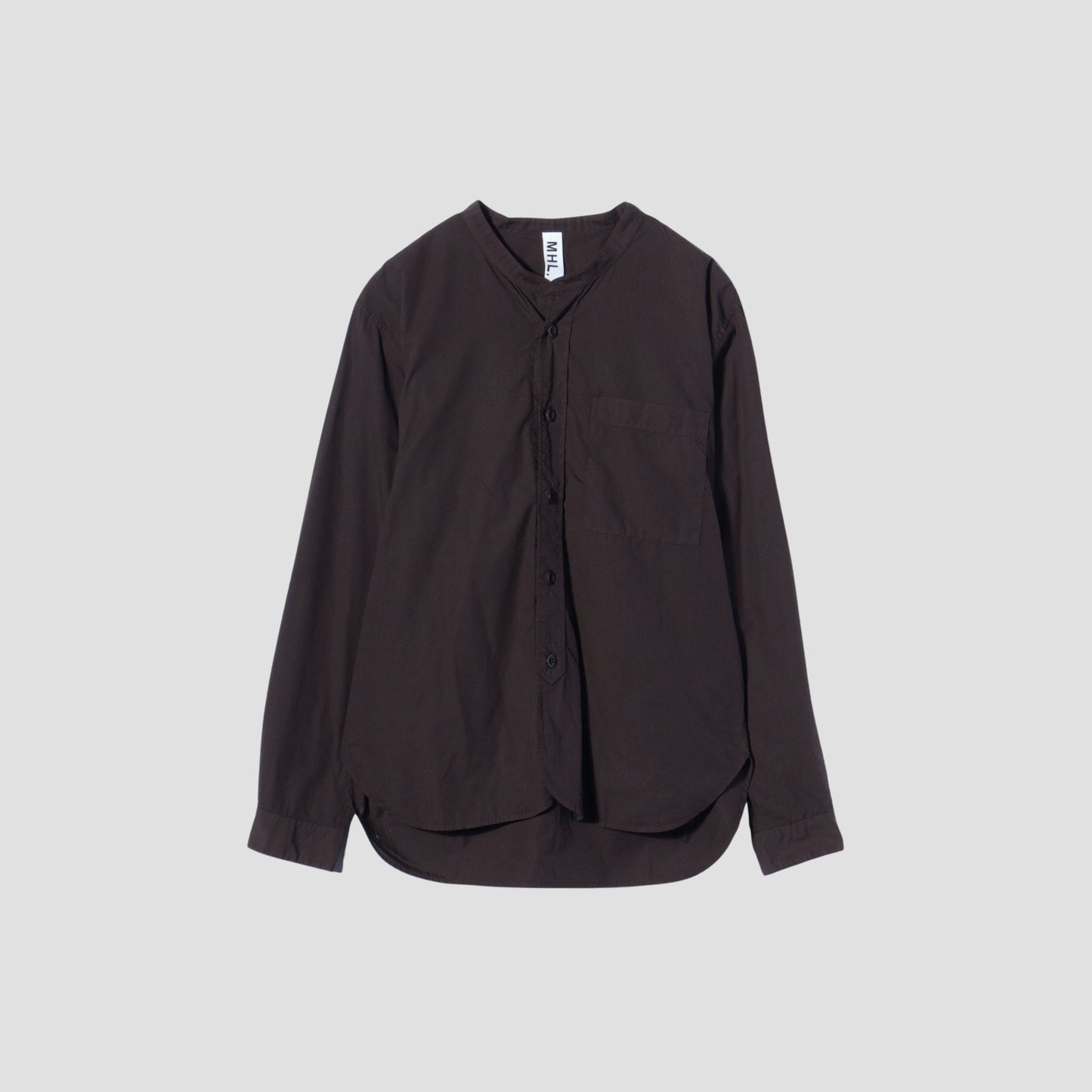 GARMENT DYE BASIC POPLIN(MHL SHOP限定) SHIRT