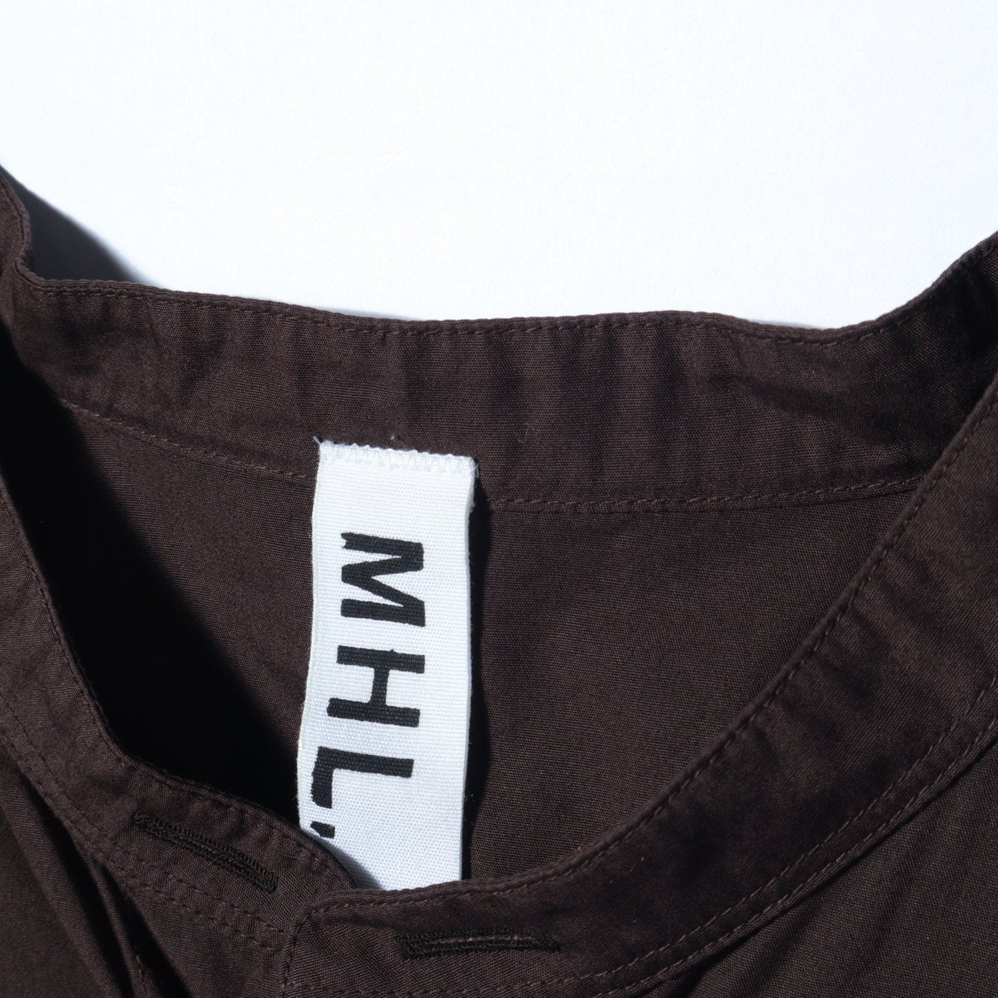 GARMENT DYE BASIC POPLIN(MHL SHOP限定) SHIRT