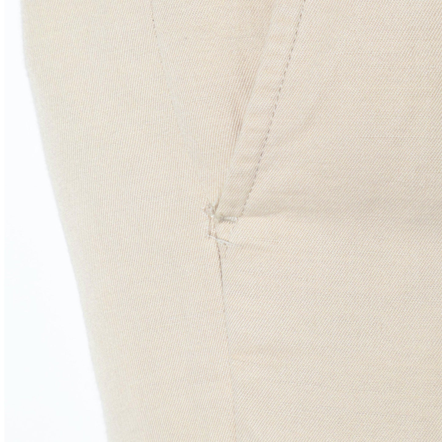 LINEN COTTON TWILL TROUSERS