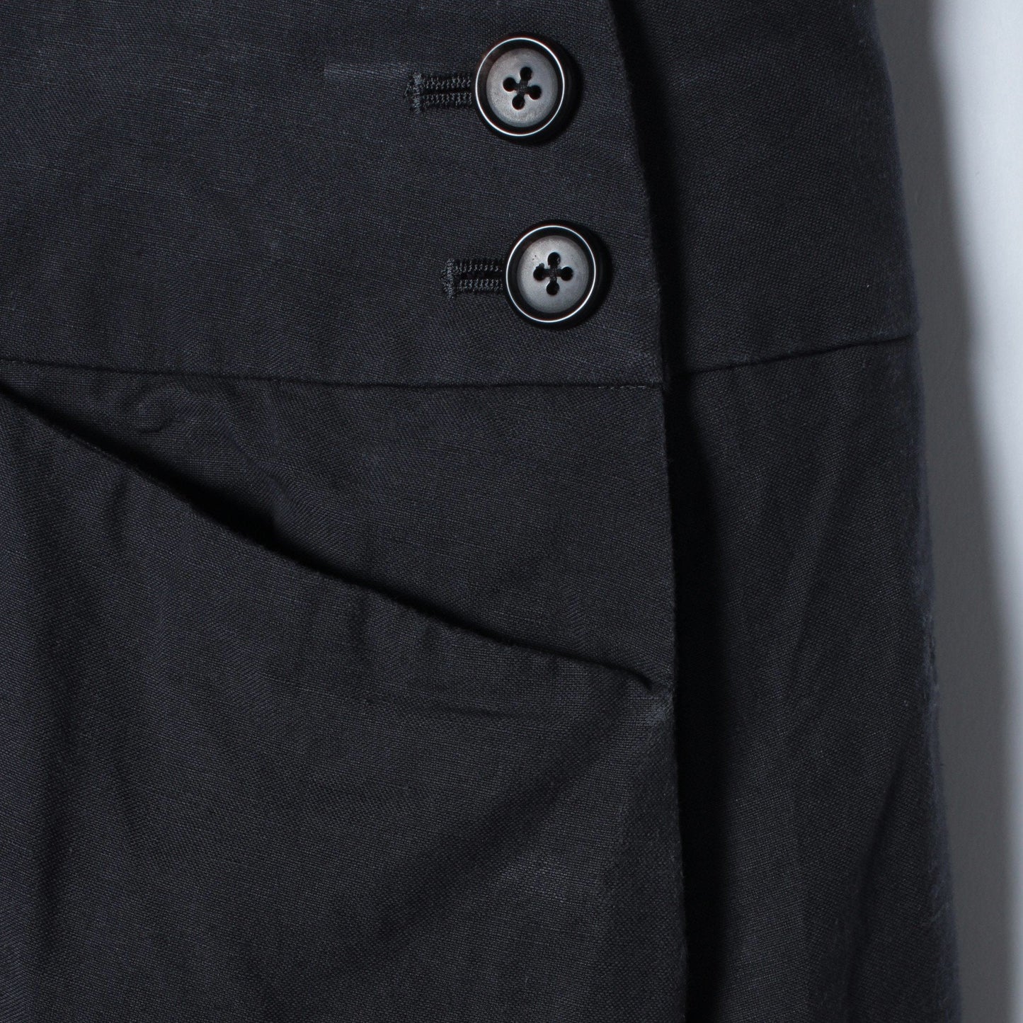 COTTON LINEN OXFORD SKIRT