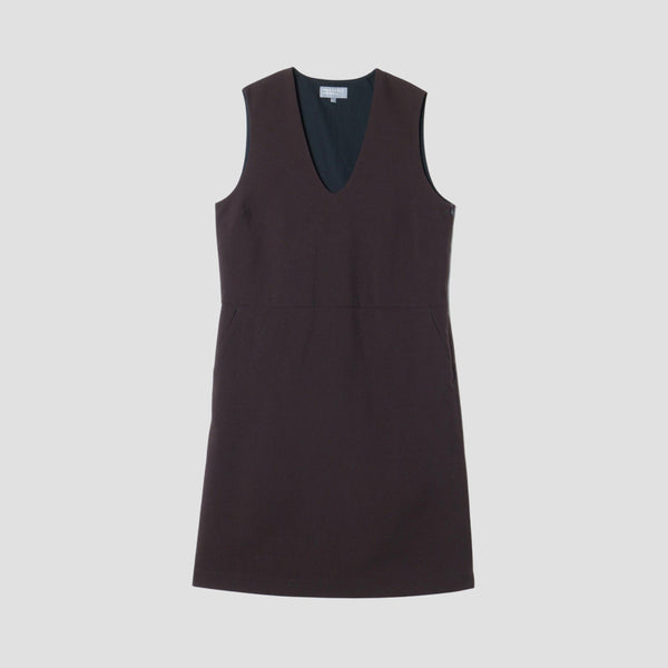 HIGH TWIST WOOL DRESS