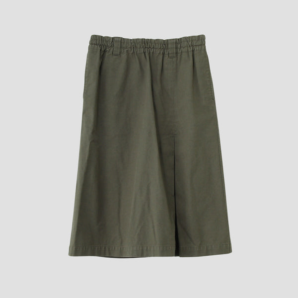 ORGANIC COTTON GABARDINE SKIRT