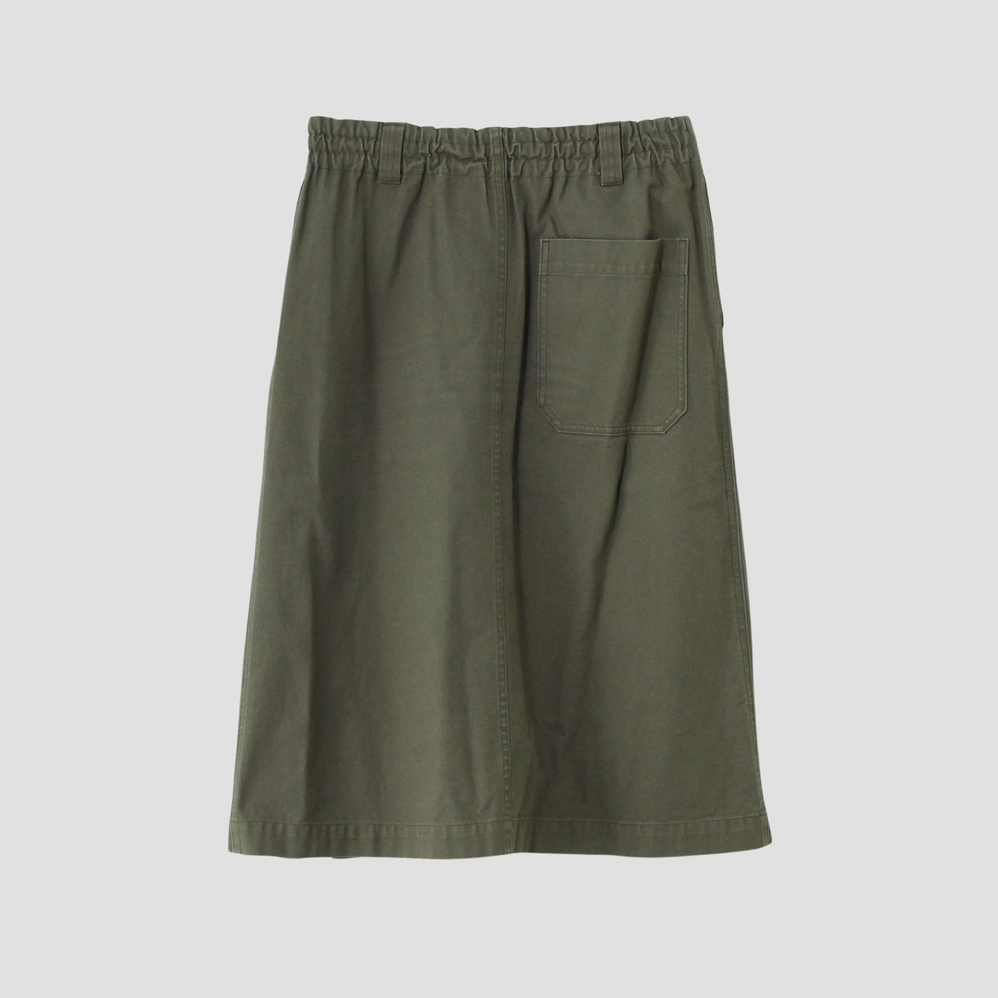 ORGANIC COTTON GABARDINE SKIRT