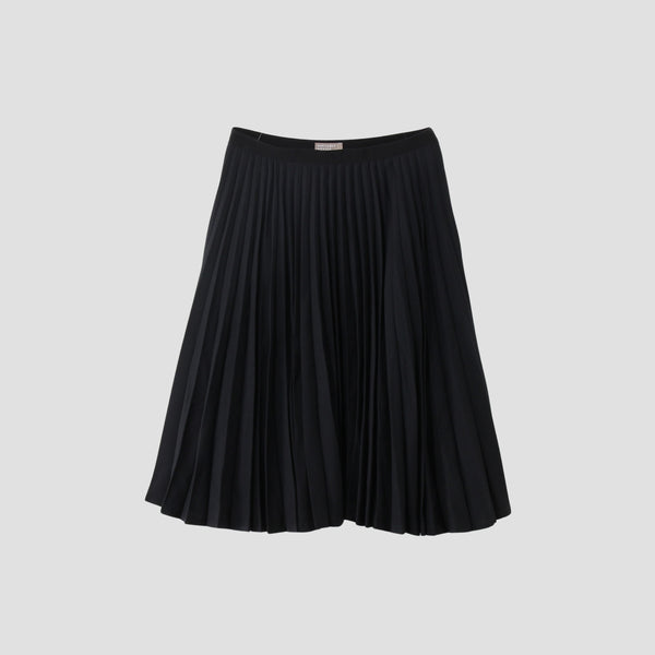 FINE WOOL TWILL SKIRT
