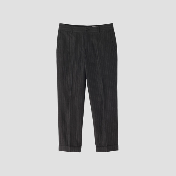 COTTON LINEN TWILL TROUSERS