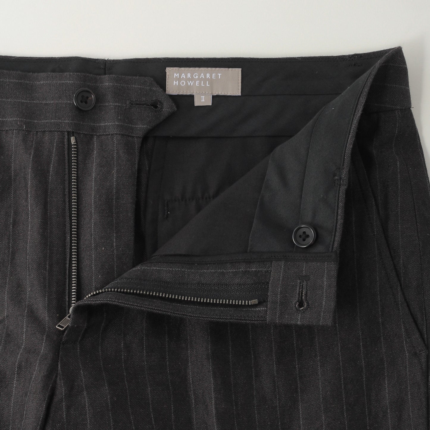 COTTON LINEN TWILL TROUSERS