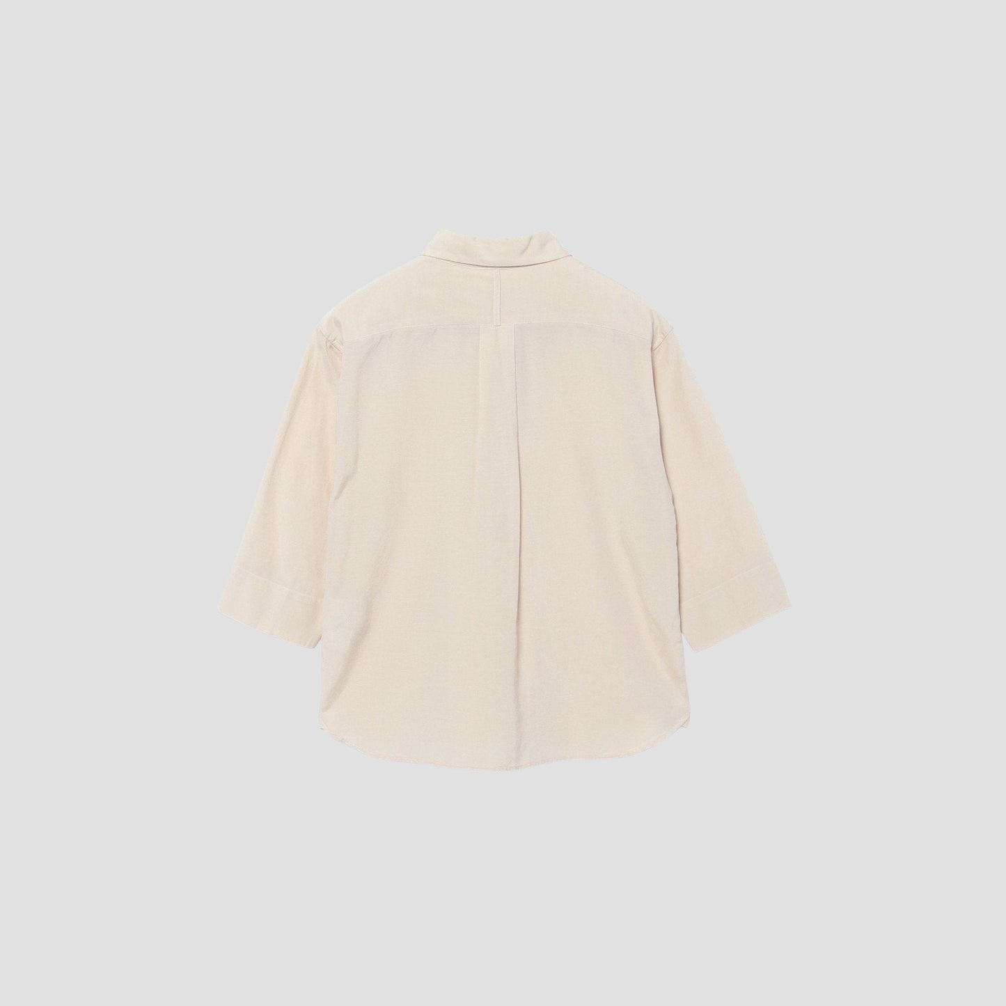SILK COTTON PLAIN WEAVE SHIRT