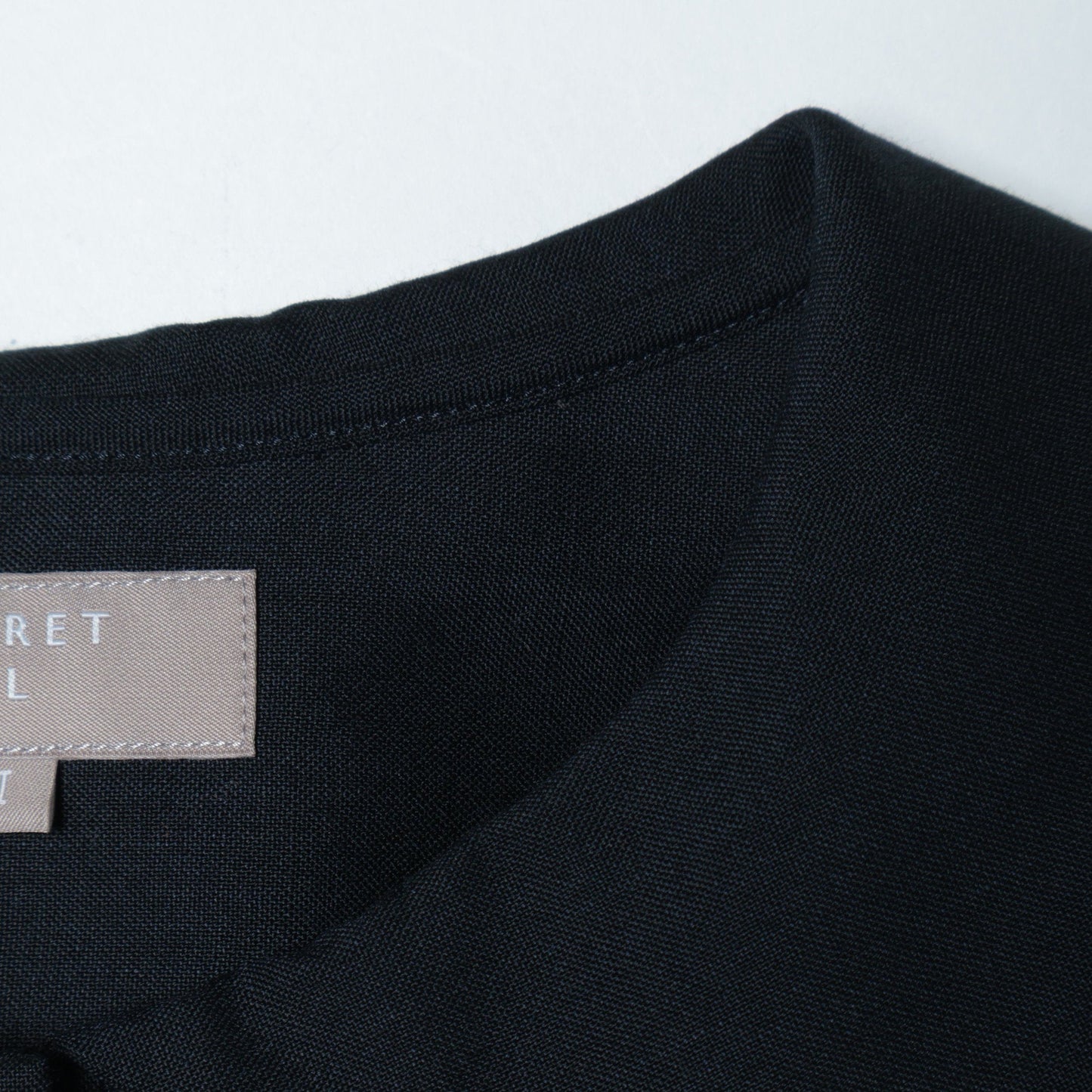 FINE WOOL POPLIN DRESS