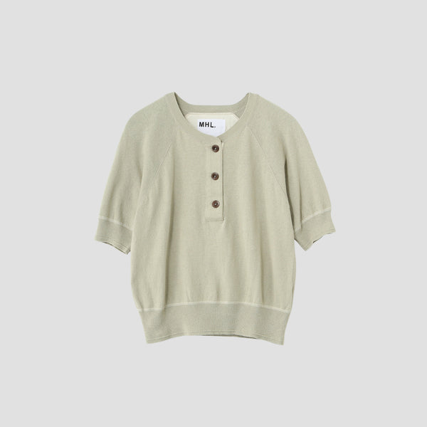 FINE SLUB COTTON LINEN KNIT