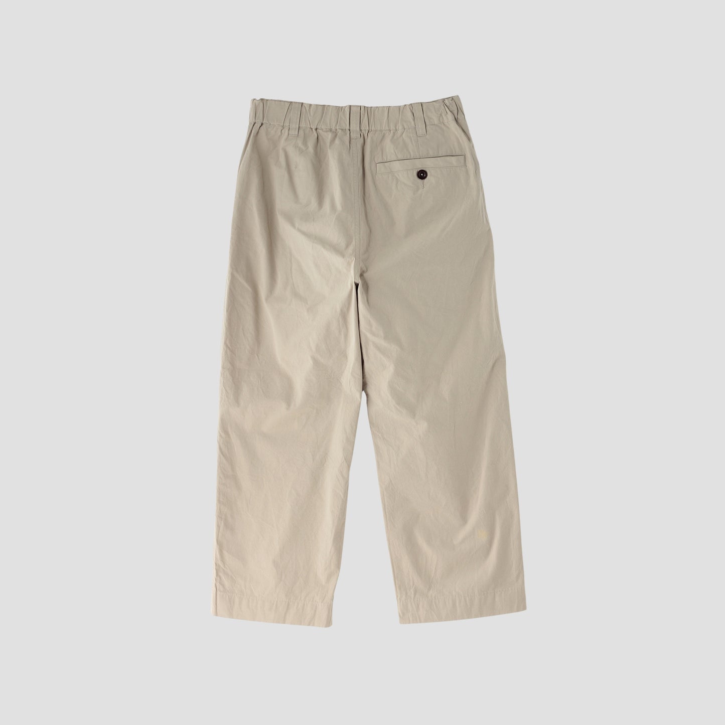 VINTAGE COTTON PLAINWEAVE TROUSERS
