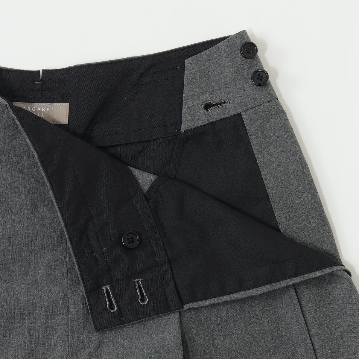 COMPACT COTTON TROUSERS